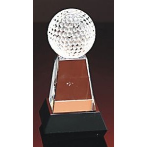 8" Optical Crystal Golfers Classic Award