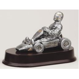 Generic Go-Kart Award w/Gold Trim