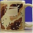 11 Oz. Camouflage Brown Ceramic Mug