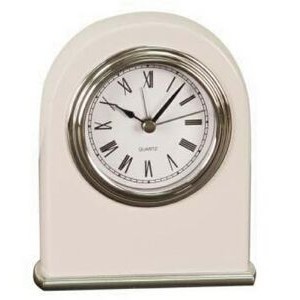 White Arch Desk Clock (4"x5")