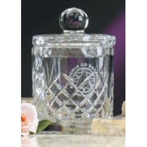 8" Crystal Cookie/Candy Barrel