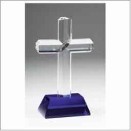 Crystal Church Award w/Blue Base