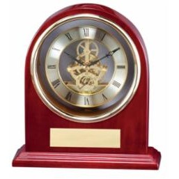 9" Dome Rosewood English Mantle Clock