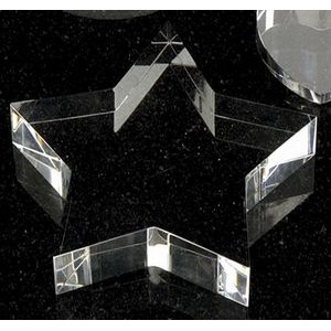 4.5" Crystal Star Paperweight