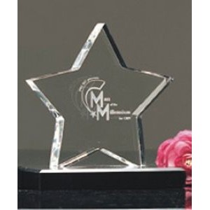 6" Optical Crystal Star Award