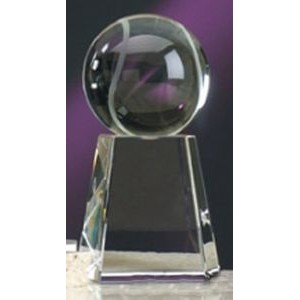 6½" Crystal Tennis Award