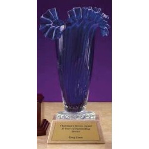 11" Winner's Glass Vase