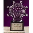 Waterford Crystal Ship Steering Wheel Award
