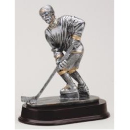Ice Hockey Award w/Gold Trim