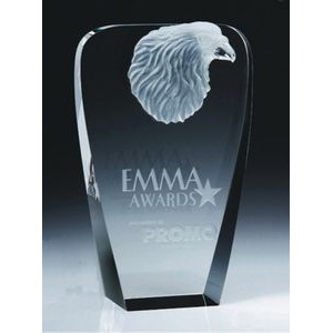8¼" Crystal Eagle Award