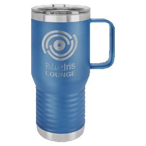 20 Oz. Polar Camel Royal Blue Vacuum Insulated Travel Mug w/Slider Lid