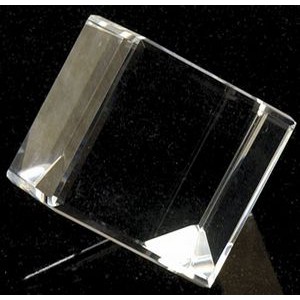 3" Crystal Cube Paperweight