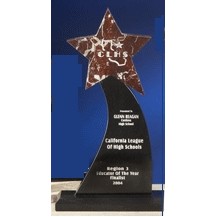 12" Genuine Marble Super Star Award