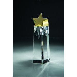 Golden Crystal Star Award (3.5"x9.5")