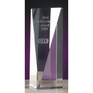 8" Optical Crystal Pillar Award