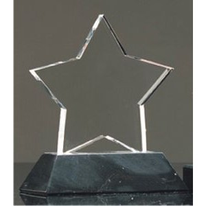 8" Optical Crystal Star Award