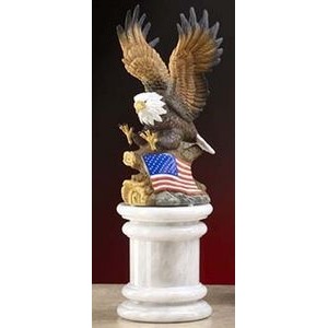 19" Freedom Hand Painted Porcelain Eagle Award