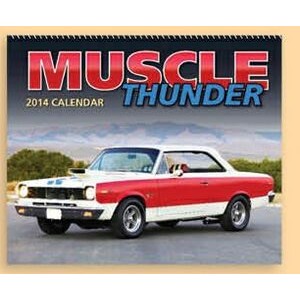 13 Month Stapled Wall Calendar (Muscle Thunder)