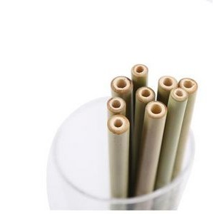 Yellow Bamboo Drinking Straws - Reusable & Organic