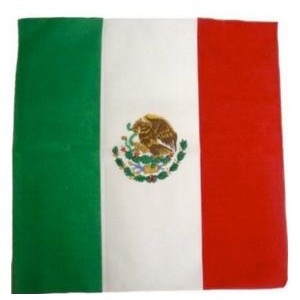 Mexican Flag Bandanna