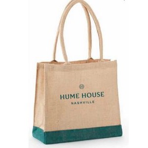 All Natural Economy Tote w/Rope Handles (15"x13-1/2"x6")