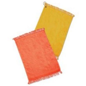 100% Cotton Velour Side Towel w/Reverse Side Terry & Fringed Ends
