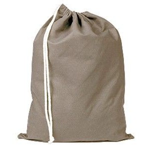 100% Cotton Sheeting Shoe Drawstring Bag