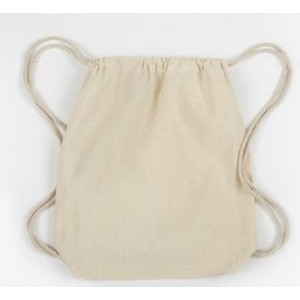 6 Oz. Cotton Twill Drawstring Bag (14"x18")