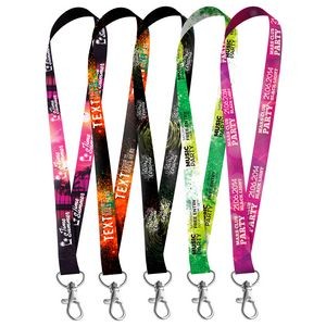 5/8" Polyester Lanyard (Full Color)