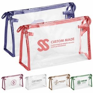 Portable Transparent PVC Cosmetic Bags