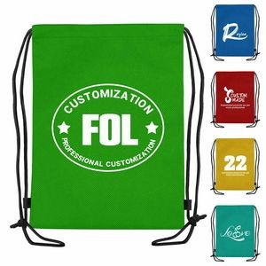 Non-woven Backpack Bag With Drawstring