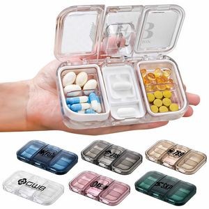 Travel Pill Container Box for Purse