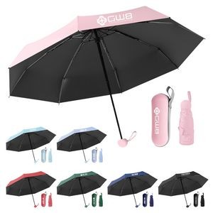 Mini 5 Folding Umbrella with Case