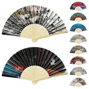 Bamboo Folding Paper Fan