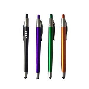 Click Stylus Pens / 2 in 1 Stylus Ballpoint Pen / Universal Touch Screen Capacitive Stylus