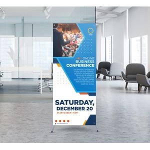 2.5ft x 6ft Multifunctional Adjustable X-Banner Stand Graphic Only