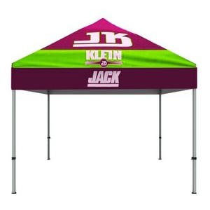 10 Ft Steel Custom Canopy Tent with Topper