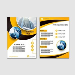8.5" x 14" Business Flyer w/100 Lb. Paper Gloss (Front & Back)