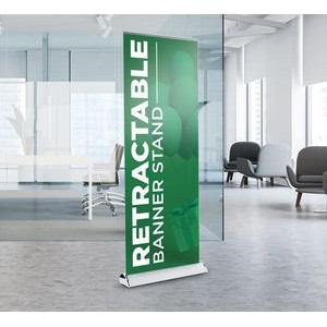 High Quality Retractable Banner Stands Package (24" x 78")