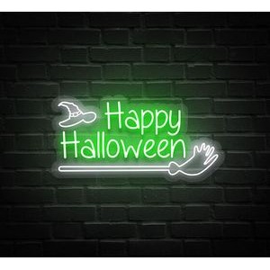 Happy Halloween Neon Sign - 26" x 12"
