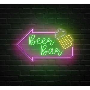 Brew Haven Beer Bar Neon Sign (34 " x 20 ")