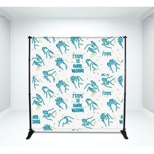 Step & Repeat Back Drop Package - Hardware and Graphic (10' x 8')