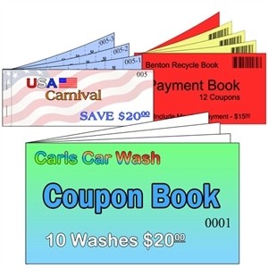 Full Color Stapled Coupon Book