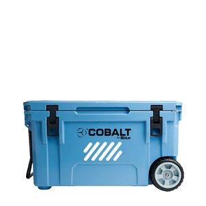 55 Qt. Blue Coolers Cobalt 5 Day Ice Box W/ Wheels