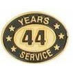 44 Years Service Stock Die Struck Pin