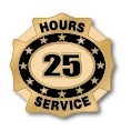 25 Hours of Service Deluxe Clutch Pin