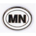 Minnesota State Abbreviation Stock Casting Lapel Pin