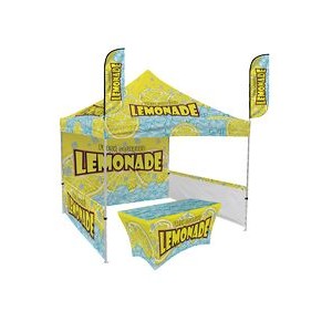 10ft x 10ft Custom Canopy Tent - Experience Gold Package