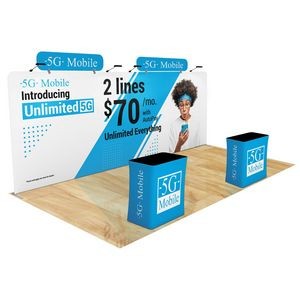 20ft Fastzip™ Trade Show Booth Value Package