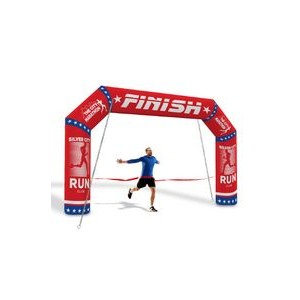 Custom Inflatable Angled Arch 25ft w/ Blower